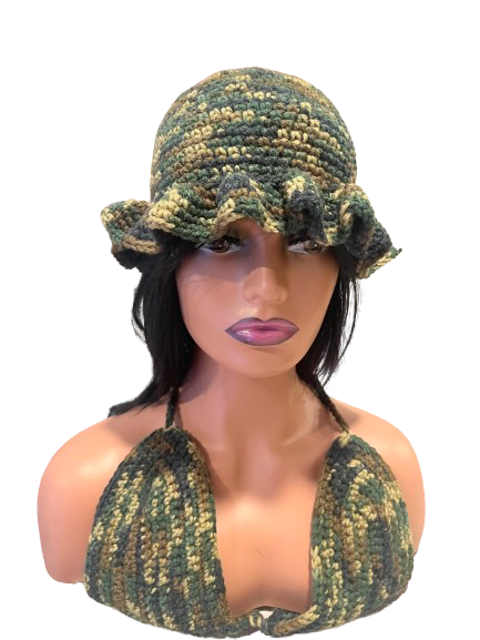 Camo Bucket Hat & Bralette – Cici's Collection