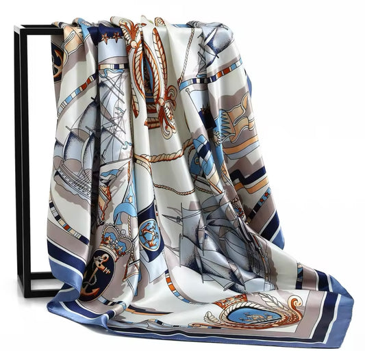 Lake Shore Silk Scarf