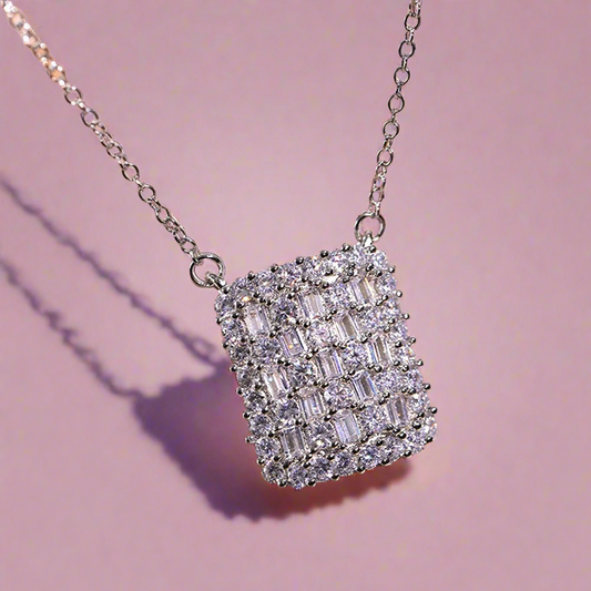 Cubic Square Necklace