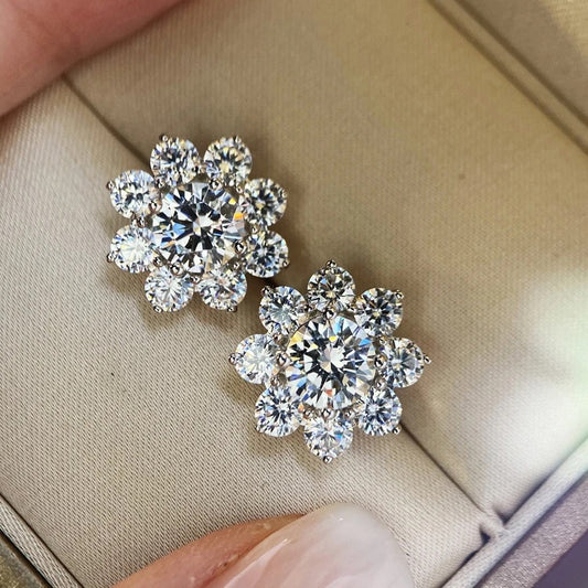 80s Flower Earrings