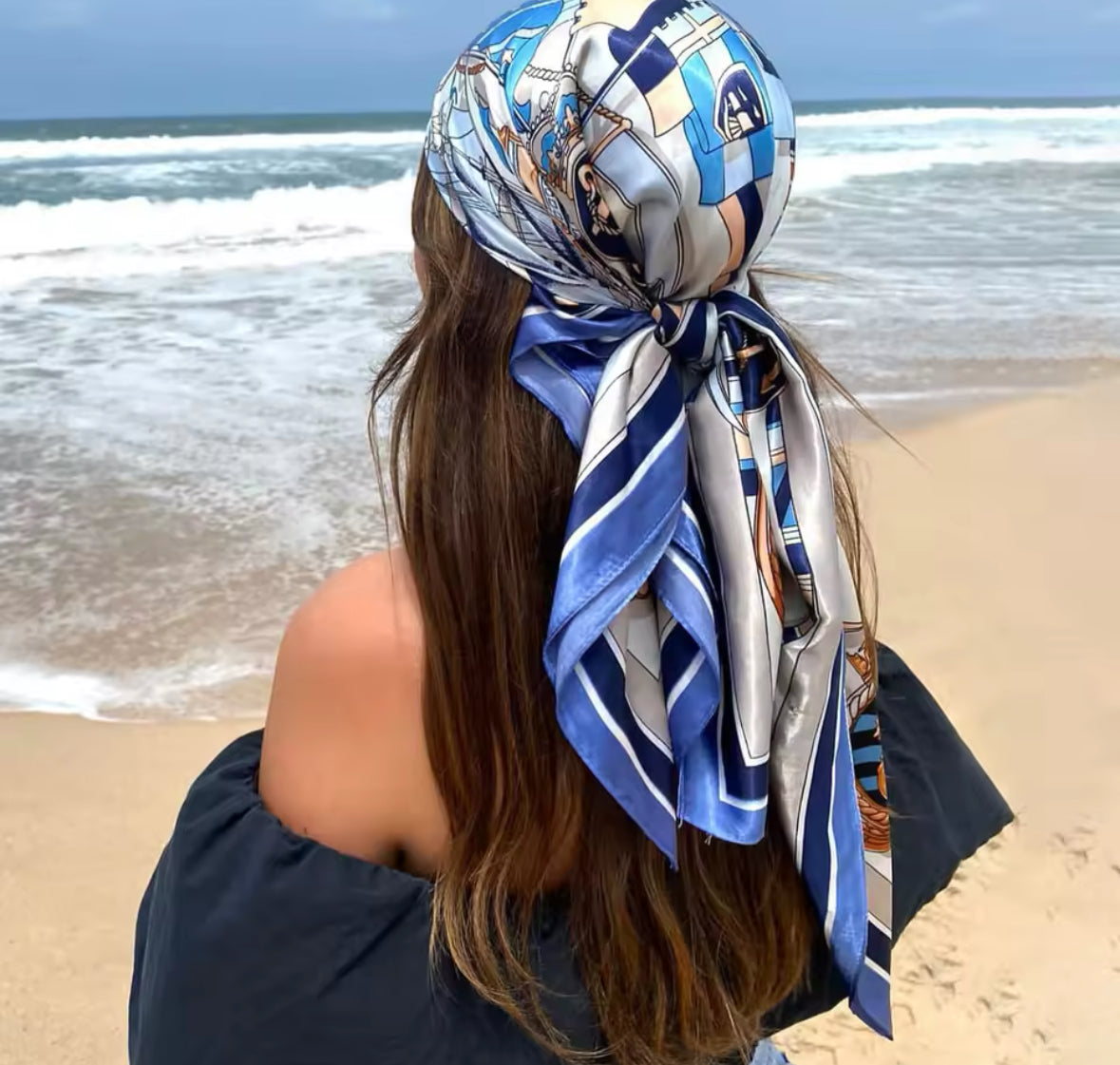 Lake Shore Silk Scarf