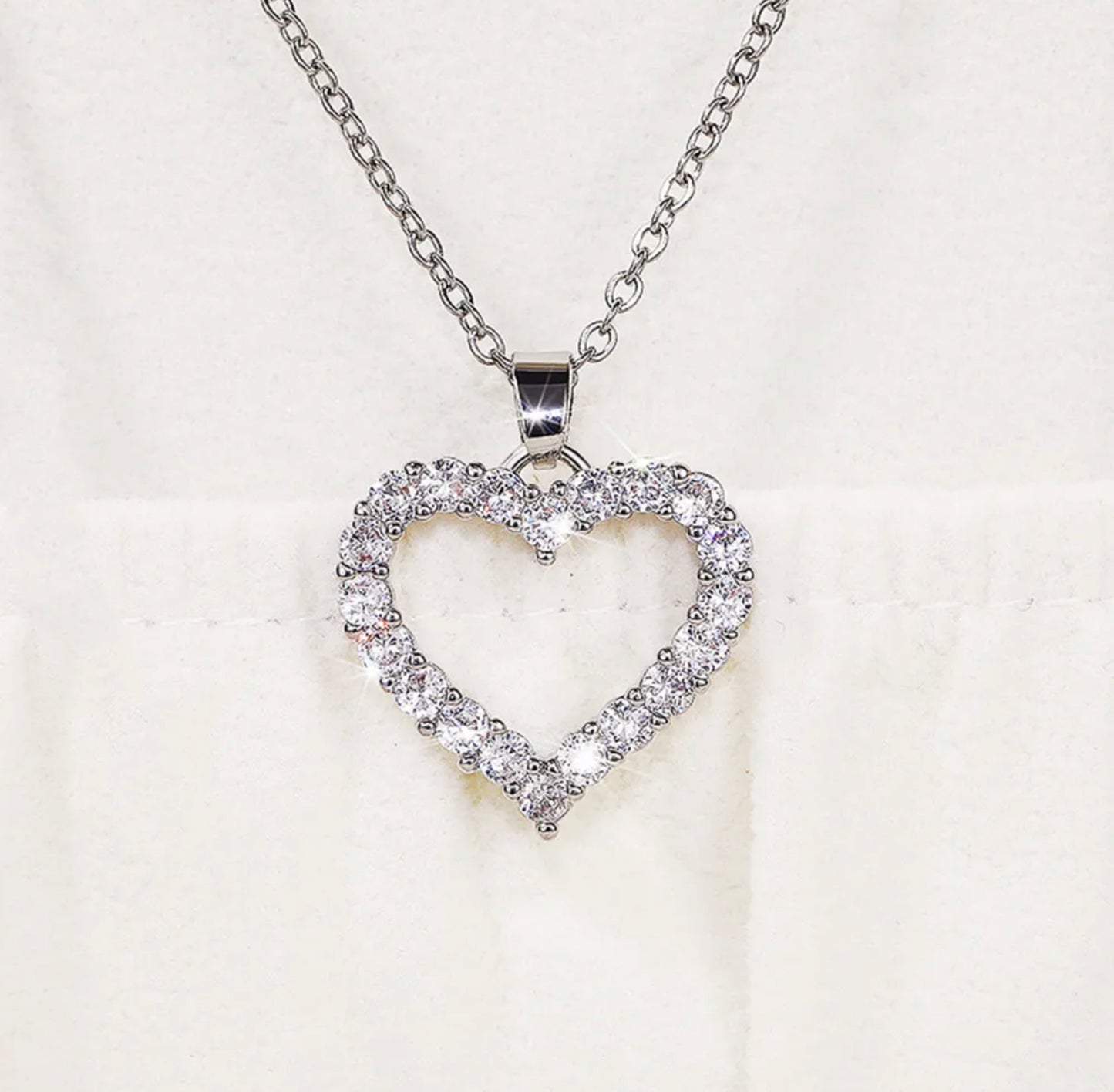 Open Heart Necklace