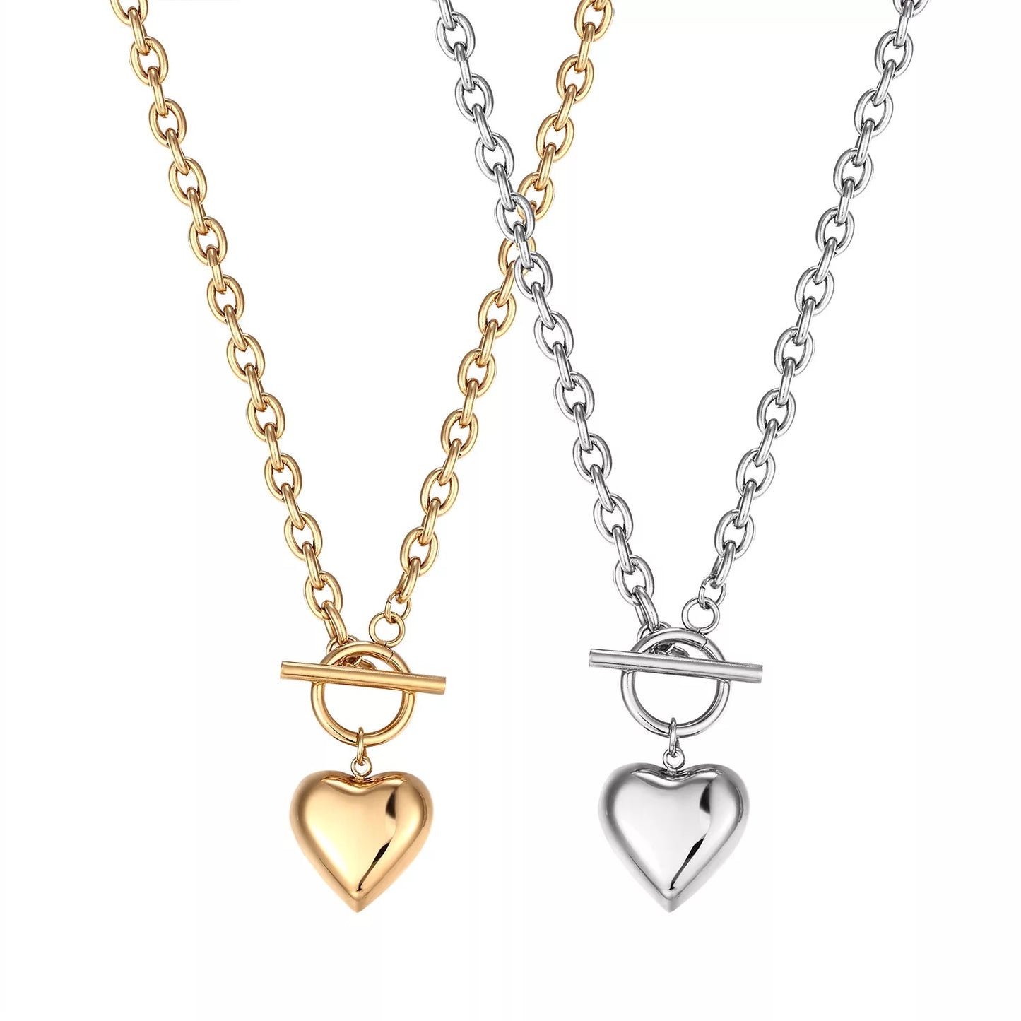 Chained Heart Necklace