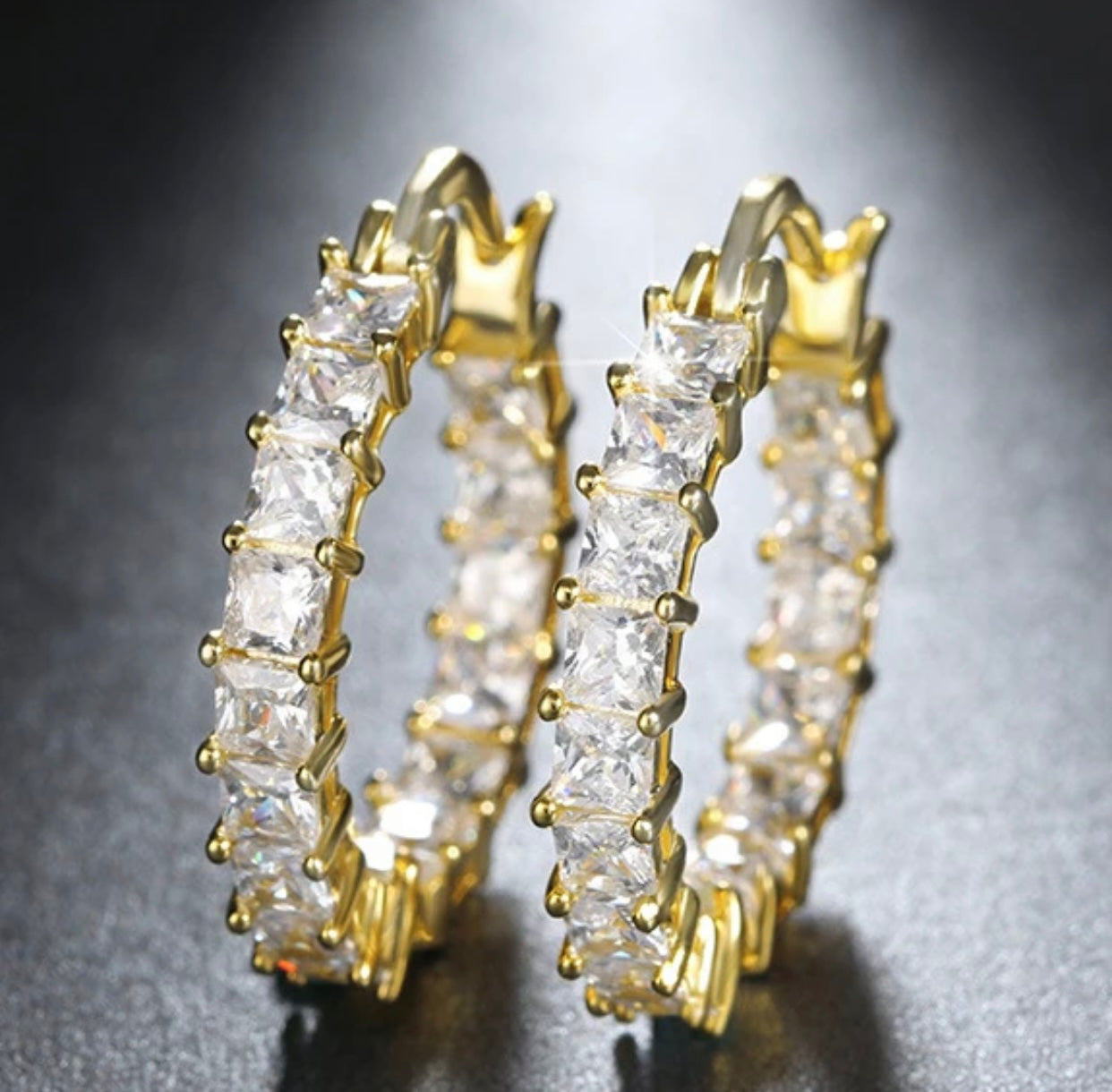 Dana Gold Hoop Earrings