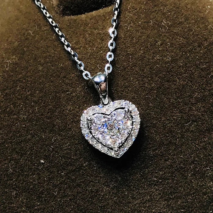 Hollow Heart Necklace