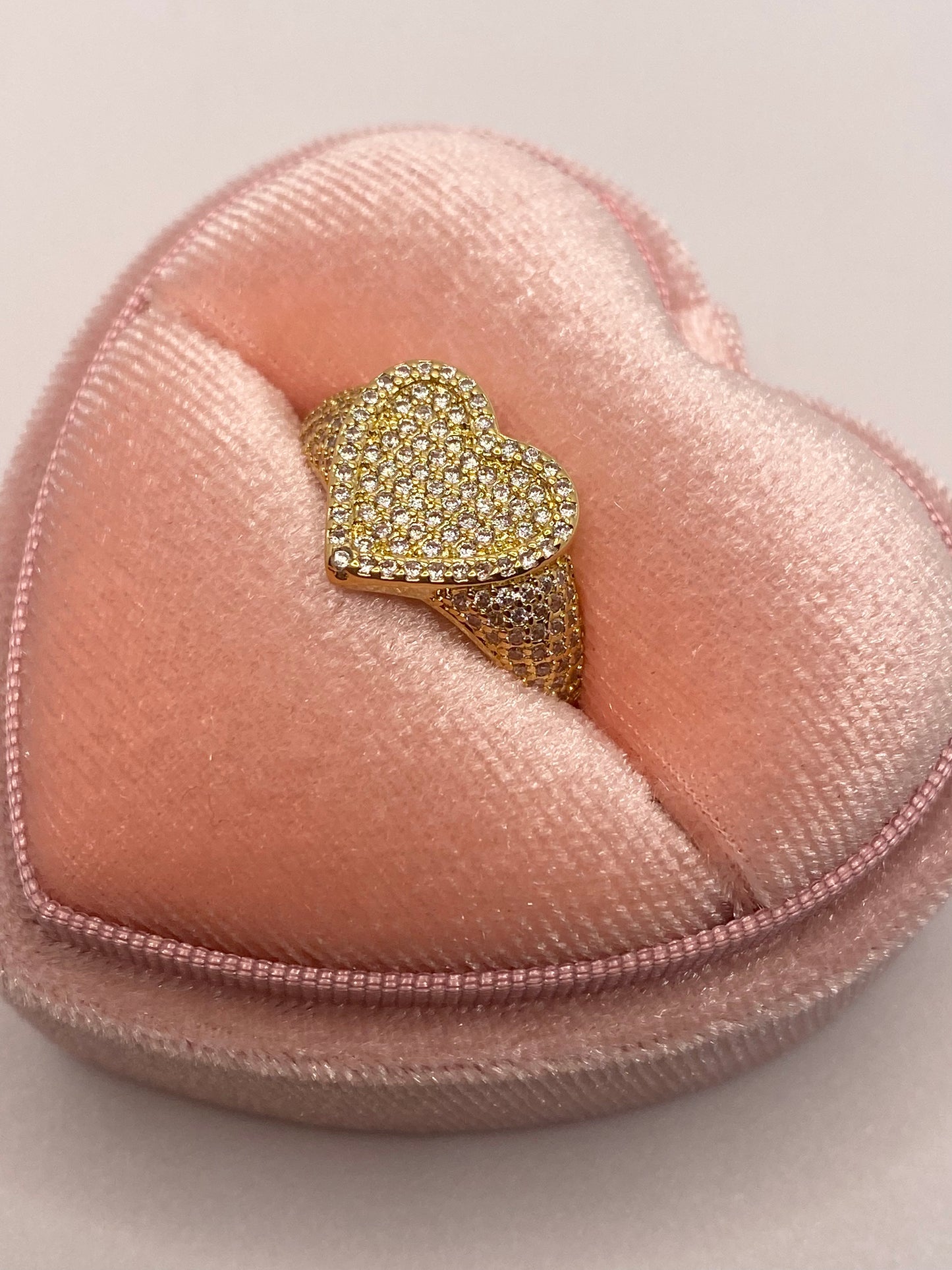 Gold Cold Heart Ring
