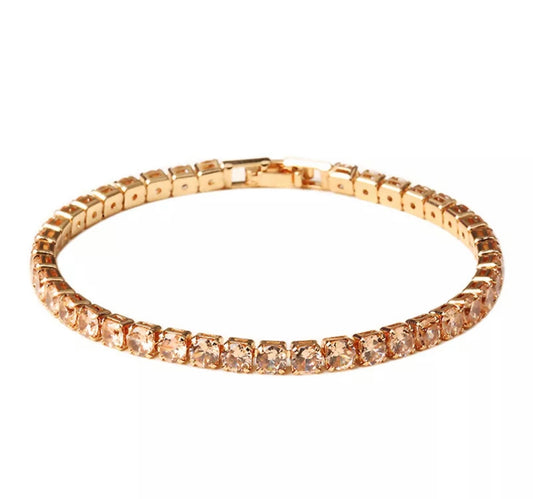 Champagne Tennis Bracelet