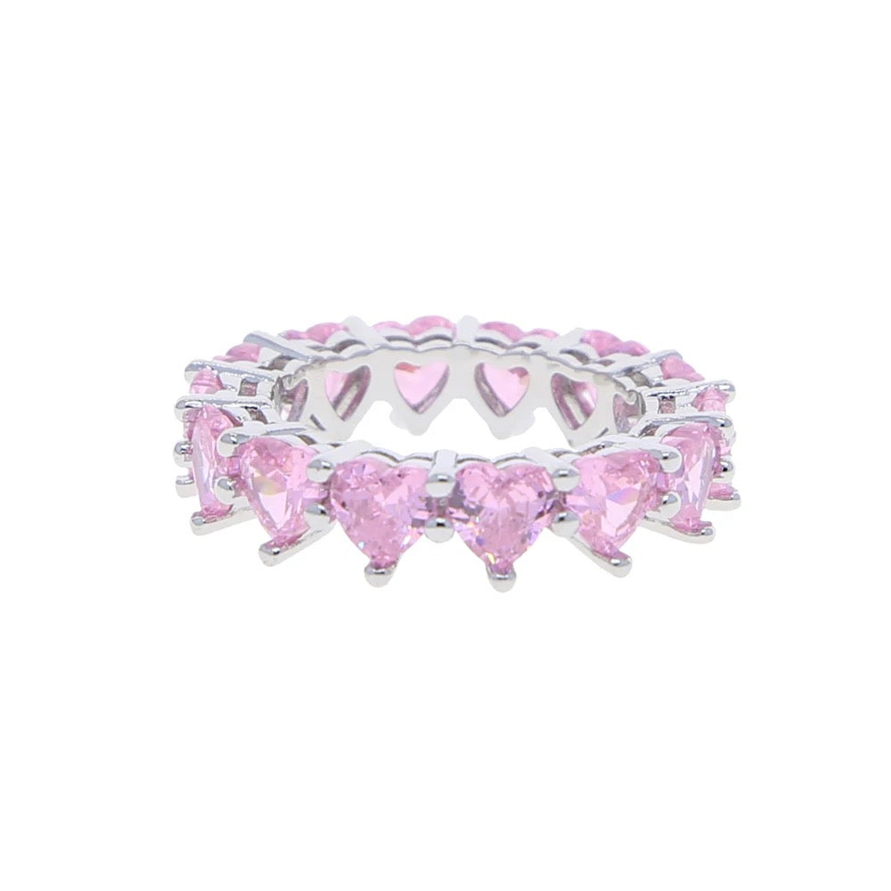Pink Princess  Heart Ring