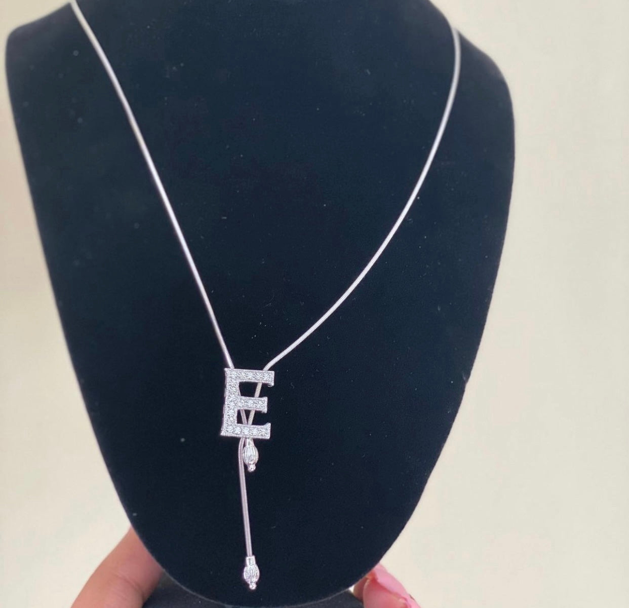 Tassel Initial Necklace